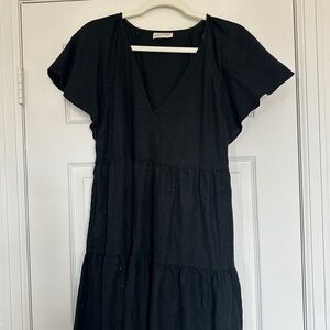 Universal Thread Black Midi Dress